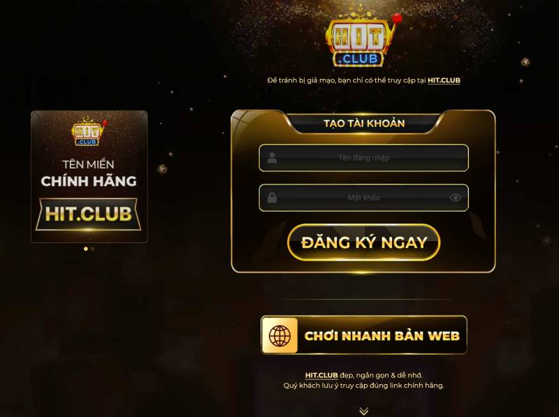 Đăng Nhập HITCLUB - Hướng Dẫn và Bảo Mật Tài Khoản An Toàn 2 Bước 1: Vào Hitclub Qua Đường Link Chính Thức