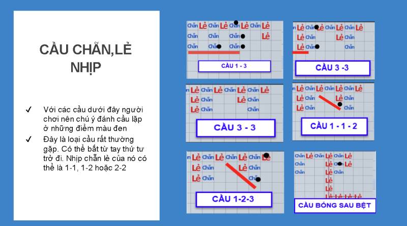 Các Loại Cầu Tài Xỉu Phổ Biến