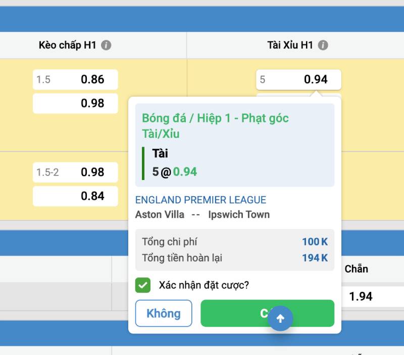 Kinh Nghiệm Soi Kèo Phạt Góc Để Tăng Tỷ Lệ Thắng 5 Can Nhac Keo Tai/Xiu Phat Goc Trong Hiep 1 va Hiep 2